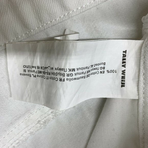 Tally Weijl Womens Overalls 38 White  Distressed - Picture 7 of 8